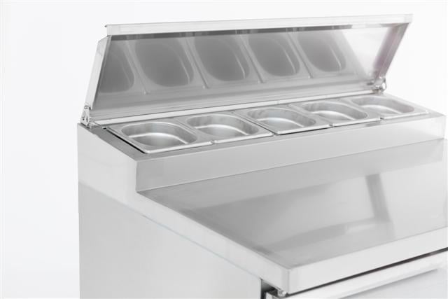 Combisteel - SALADETTE 2 DØRE 5x1/6GN BEHOLDER - Billede 4