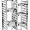 Dobbelt serveringsvogn - 30 x GN 1/1, 740x550x(H)1730mm, 150 kg kapacitet