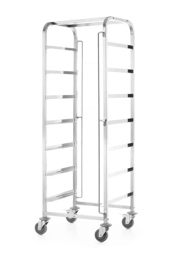 Mobil vogn til opvaskemaskinekurve - 7 x 500x500 mm, 615x560x(H)1700mm, stk. - Billede 2