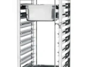 Indstiksvogn - 15 x GN 1/1, 440x610x(H)1710mm, med bremser, max belastning 150 kg