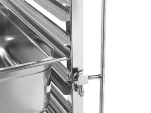 Indstiksvogn - 15 x GN 1/1, 440x610x(H)1710mm, med bremser, max belastning 150 kg - Billede 2