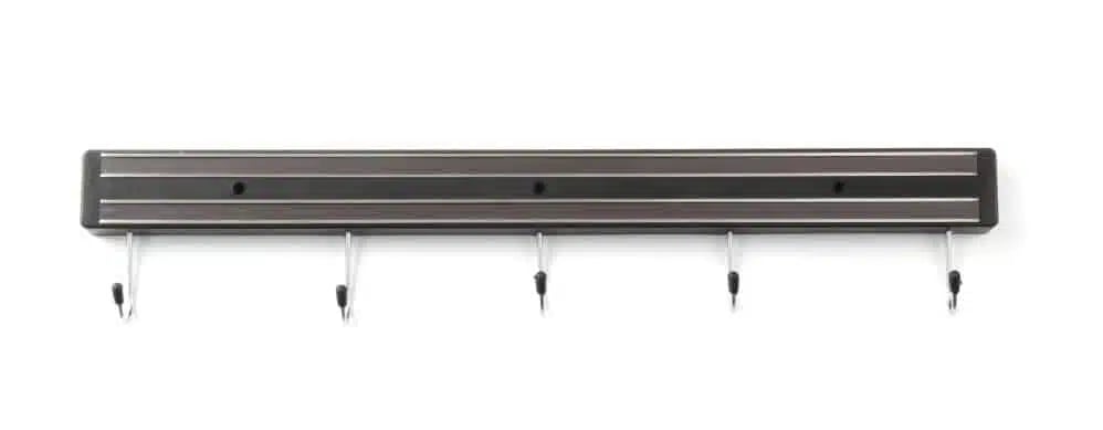 Magnetisk knivholder med 5 kroge, nem at montere, 47cm