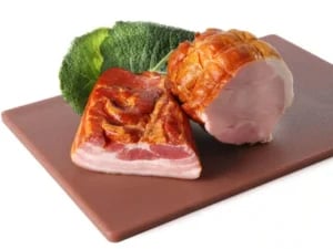 Skærebræt HACCP 600x400, Brun, 600x400mm, Hendi. Begge sider er glatte og egnet til brug. - Billede 2