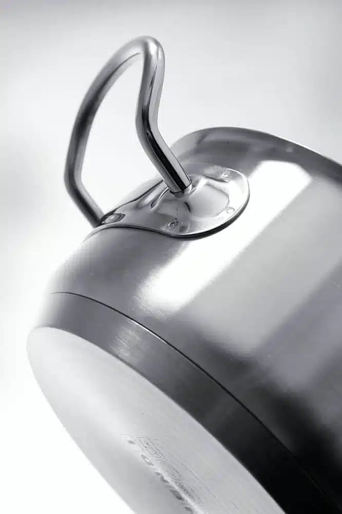 Lav gryde med låg, Kitchen Line, 1,5L, ø160x(H)75mm, Hendi - Billede 3