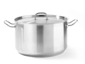 Mellemstørrelse gryde med låg, 15l, til alle komfurer, ø320x(h)190mm