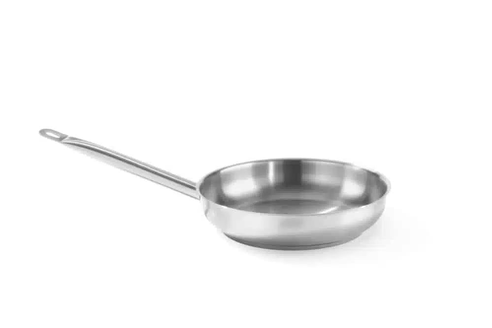 Stegespande uden låg, Kitchen Line, 1,9L, ø240x(H)50mm, med langt, køligt håndtag i rustfrit stål
