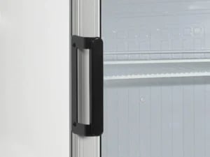 FS1220 Flaskekøleskab med hængslet alu-glasdør og LED-lys, energiklasse E - Billede 2
