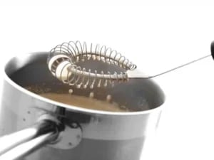 Dressing- og pandepisker, Hendi, Sort, (L)300mm, Rustfrit stål med polypropylenhåndtag. - Billede 3
