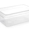 Transparent madopbevaringsbeholder, gn 1/1, 28l, 530x325x200mm, haccp