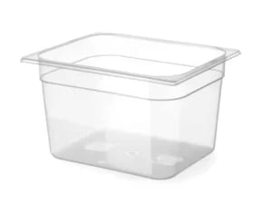 GN 1/2 Polypropylen Beholder, Profi Line, 6,5L, Transparent, 325x265x(H)100mm