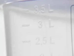Transparent madopbevaringsbeholder 9,5l - opfylder haccp standarder - Billede 3
