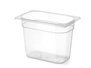 GN 1/4 polypropylen beholder, Profi Line, 2,8L, Transparent, 265x162x(H)100mm - Billede 2