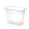 GN 1/4 polypropylen beholder, Profi Line, 2,8L, Transparent, 265x162x(H)100mm