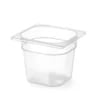 GN 1/6 Beholder i polypropylen, Profi Line, 3,4L, Transparent, 176x162x(H)200mm