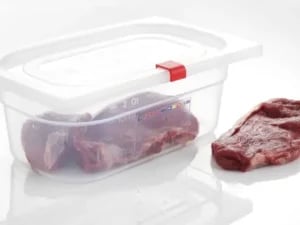 Røde clips til opbevaringsbeholdere (haccp), 12 stk. i pakke - Billede 2
