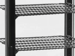 UPD60-BLACK Bordmodel Display-Kølemontre, 60 Liter Kapacitet, Sort Design - Billede 2