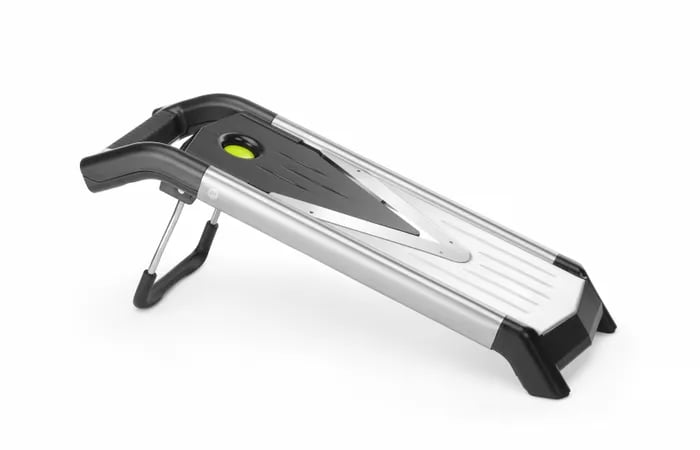 Mandolinjern i v-form, sort - Billede 2