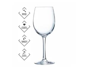 Sæt af seks Cabernet Tulipe 35 cl vinglas