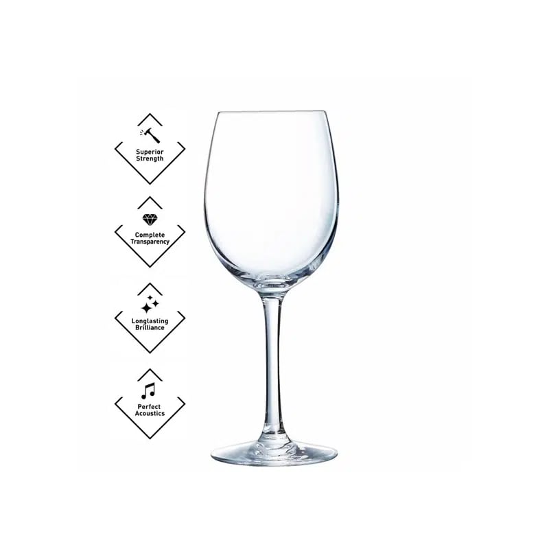 Sæt af seks Cabernet Tulipe 35 cl vinglas