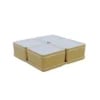 Cube organizer sæt 08: Består af skål/bakke nr. (6) + 4stk.(1) + 4stk.(2) - 21 x 21 x H6.4 cm Black| Black. Champagne. Grey