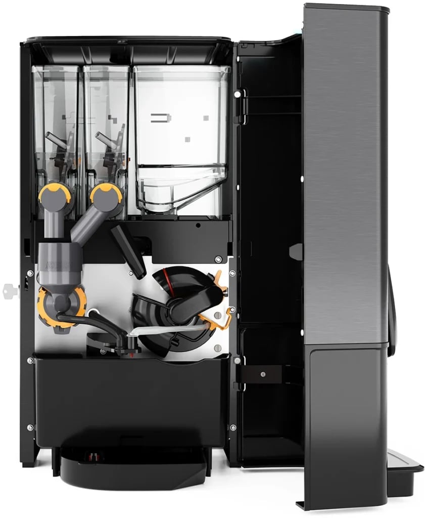 Indre mekanisme af Bravilor Sego 12 kaffeautomat