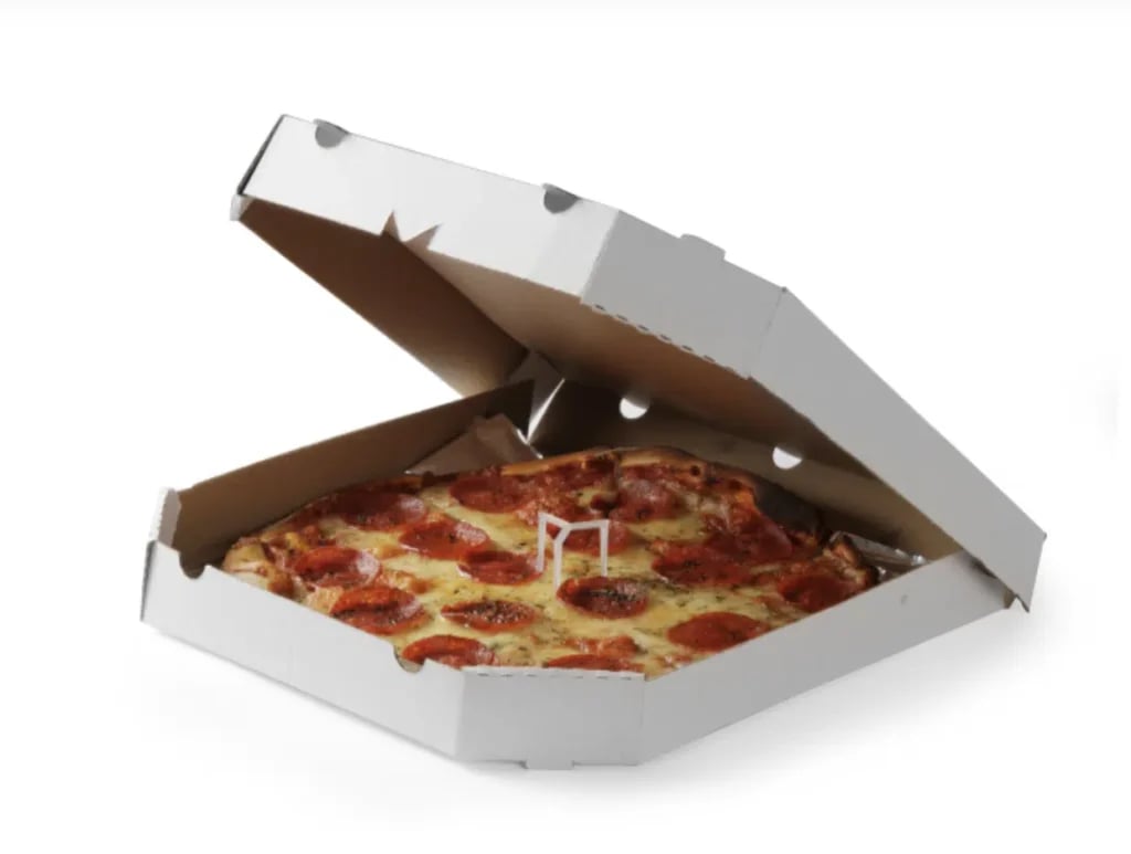 Lågafstandsholder til pizzaer - 500 stk, højde 35 mm - Billede 2