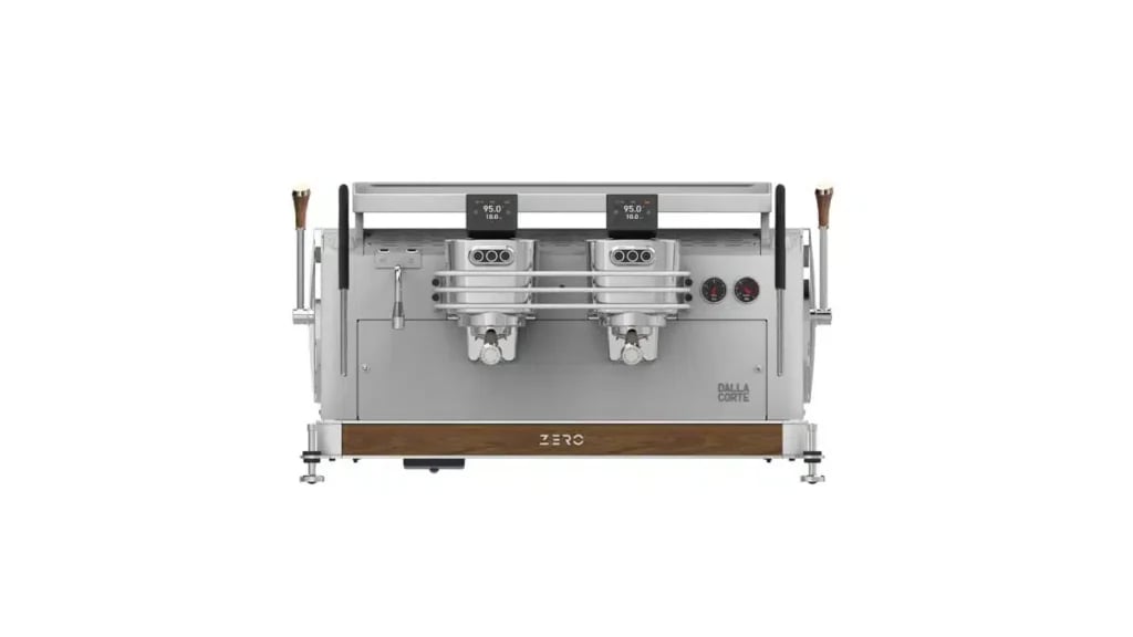 White Walnut ZERO BARISTA CLASSIC 2G Espresso Machine