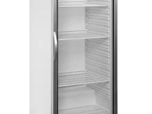 UR600G Hvidt Displaykøleskab med Glasdør, 605 Liter