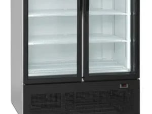 FSC1950H 2-Dørs Displaykøler med Lystop, 710 Liter