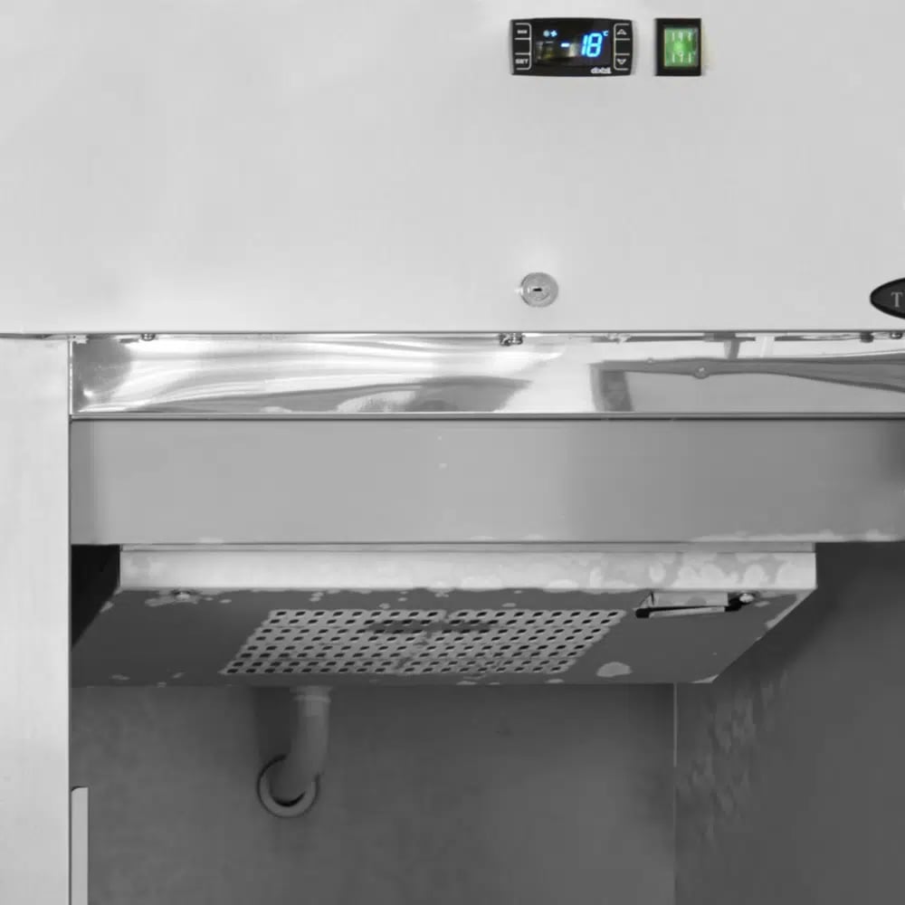 GUF70 Rustfrit Fryseskab 507L med Vendbar Dør og 110kg Belastning - Billede 3