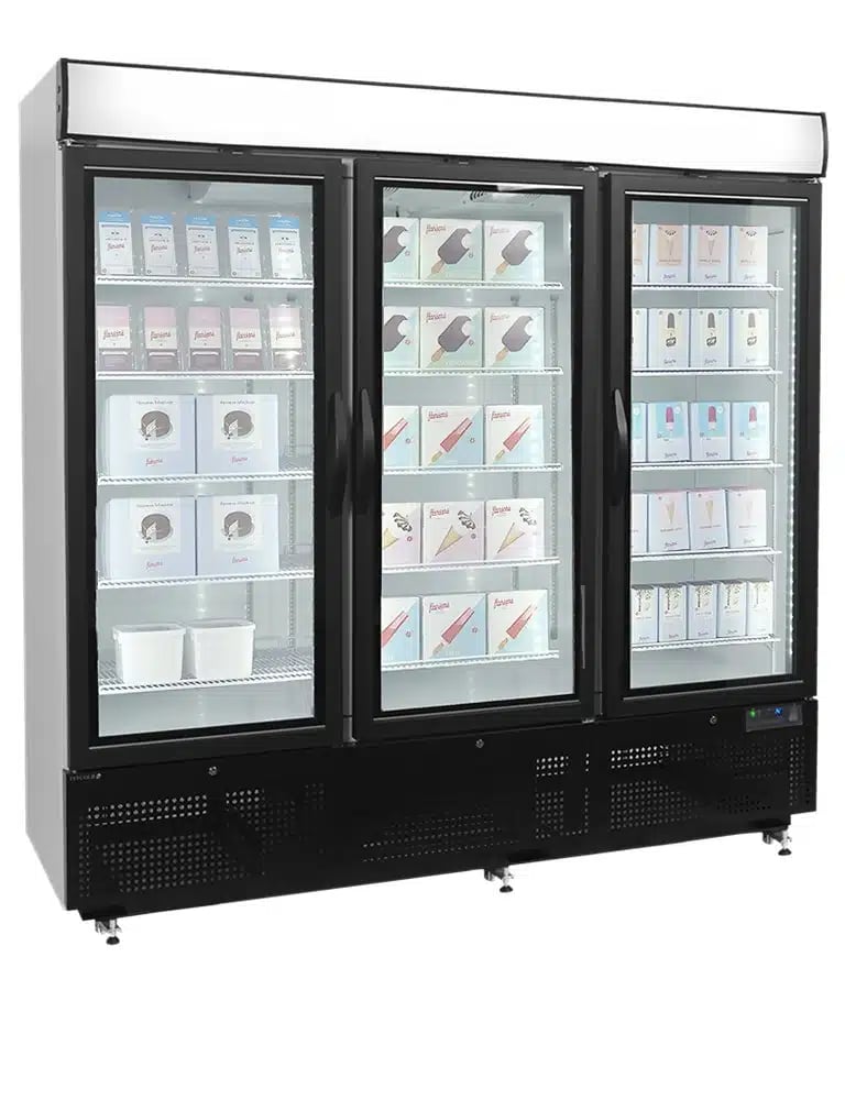 NF7500G Displayfryser med 3 Døre og 1784L Kapacitet - Billede 2