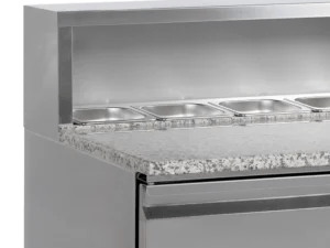 PT920 Rustfrit Stål Pizzabord med 225L Kapacitet og 103kg Vægt - Billede 2