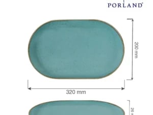Laguna oval fad, 320x200mm - Billede 3