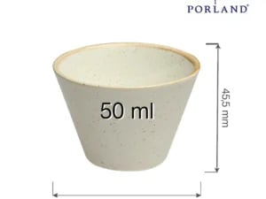 Sand kegleformet skål, 60mm - Billede 3