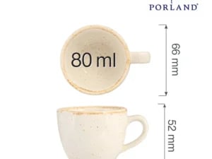 Sand elegant espresso kop, 80ml - Billede 6