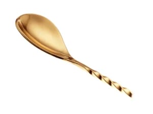 Classic Bar Ske, Guld tallerken, 400mm - Billede 3
