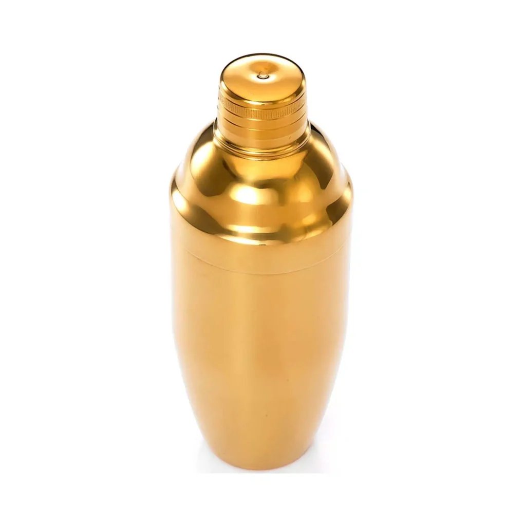 3-delt japansk cocktail shaker sæt, guld tallerken - Billede 3