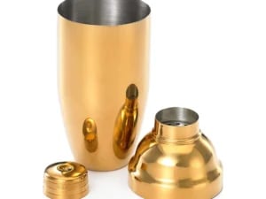 3-delt japansk cocktail shaker sæt, guld tallerken - Billede 4