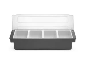 Ingrediensboks – 4 beholdere, Bar op, 480x150x(H)100mm - Billede 5