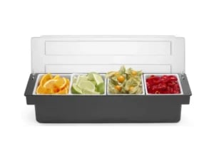 Ingrediensboks – 4 beholdere, Bar op, 480x150x(H)100mm - Billede 6