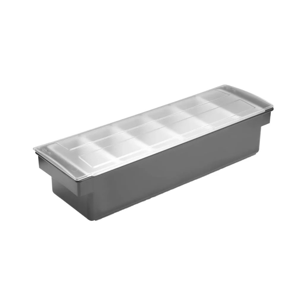 Ingrediensboks – 6 beholdere, Bar op, 480x150x(H)100mm - Billede 3