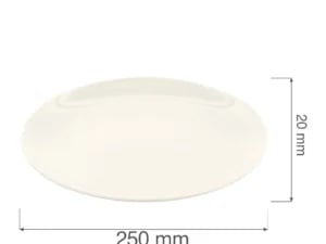 Crema rimless tallerken, 250 mm - Billede 3
