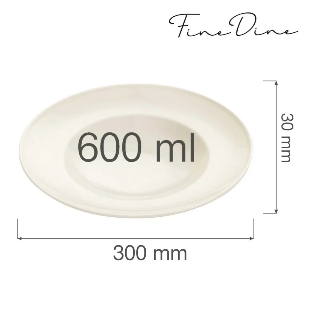 Crema pasta tallerken, 300mm - Billede 3