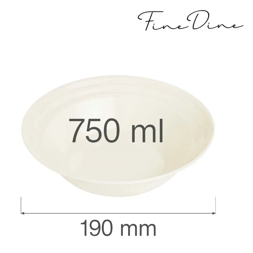 Crema skål, 190 mm - Billede 3