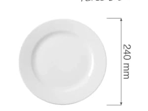 Bianco flad tallerken, 240 mm - Billede 4