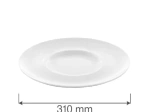 Bianco bred kant flad tallerken, 310mm - Billede 2