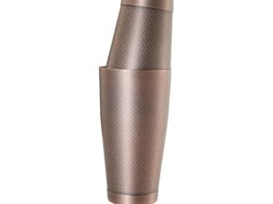 Diamond Lattice shaker/dåse sæt, antik kobber, Barfly, 830/530ml - Billede 3
