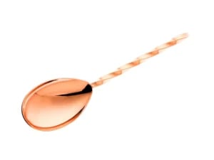 Bar ske med muddler, 300mm, kobber tallerken, Barfly - Billede 2