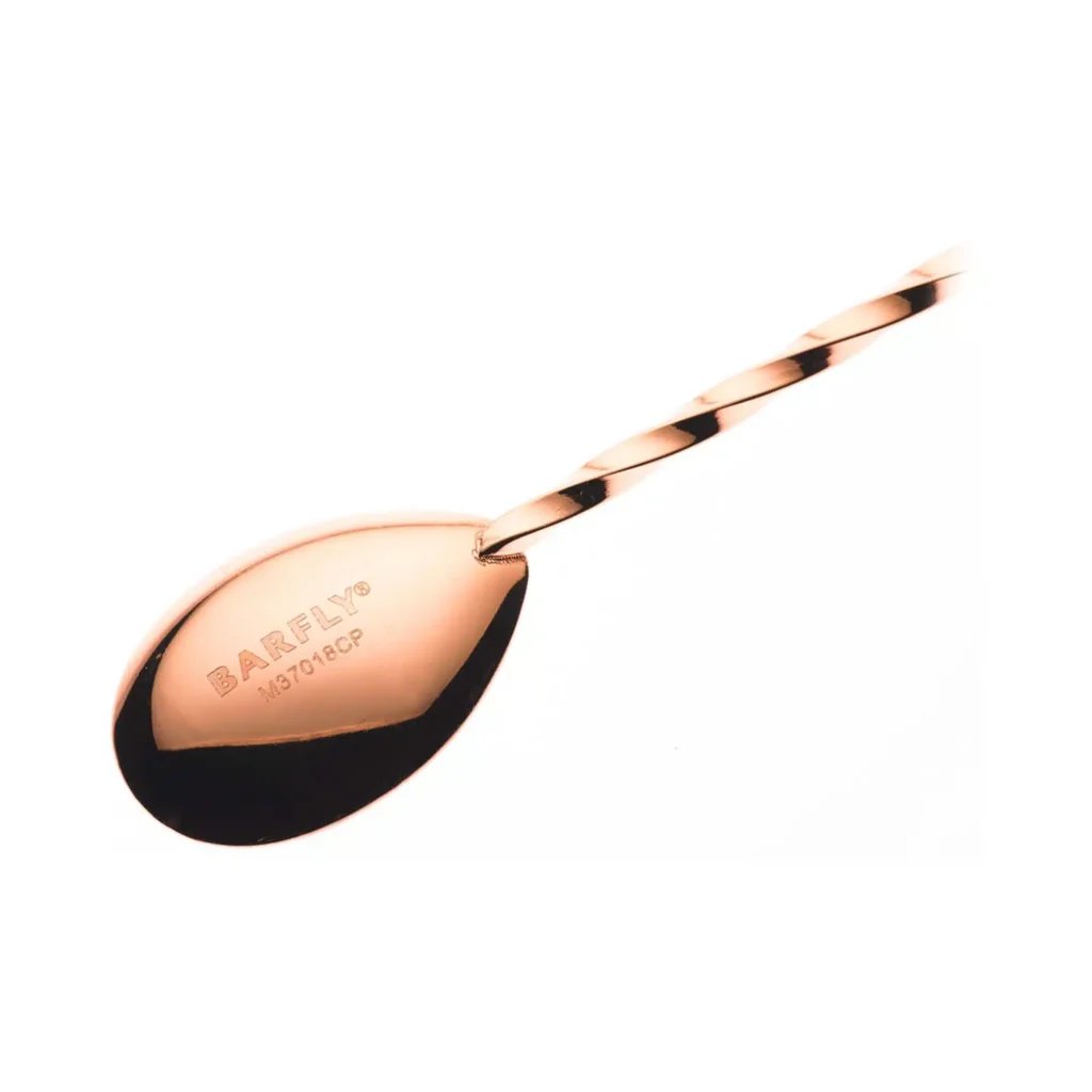Bar ske med muddler, 300mm, kobber tallerken, Barfly - Billede 3