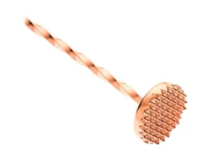 Bar ske med muddler, 300mm, kobber tallerken, Barfly - Billede 4